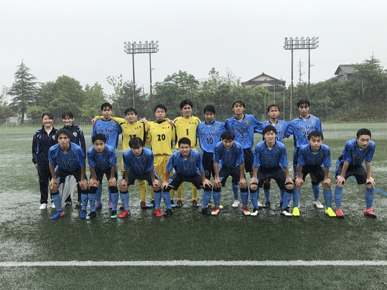 サッカー部 松江市内三校交流戦 島根県立松江東高等学校